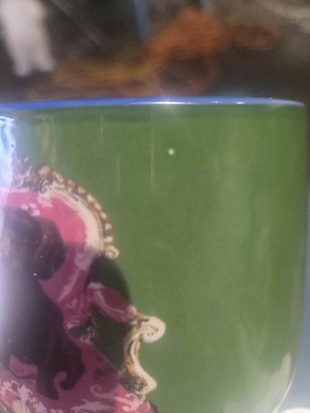 Anthropologie Raphael Balme Porcelain Royal Dachshund Dog Coffee Mug Tea Cup